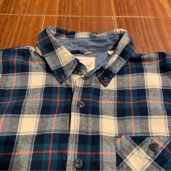 Weatherproof Vintage Men’s Plaid Flannel Button Down Shirt Size Medium - Picture 4 of 9